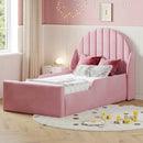 Alabama Toddler Bedframe in Plush Velvet – Handcrafted UK Design LUXE DECORS