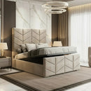 Knightsbridge Plush Velvet Ottoman Bed – Bespoke Handcrafted Design