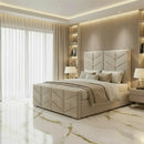 Knightsbridge Plush Velvet Ottoman Bed – Bespoke Handcrafted Design