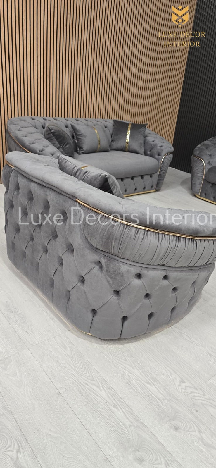 Ambassador 3+2 Plush Velvet Sofa Range Plush Velvet - Choose Combination