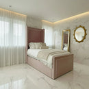 Princess Wingback Bedframe in Plush Velvet – Handcrafted UK Design