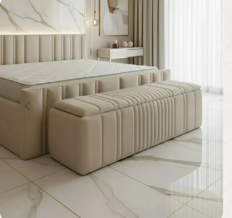 Lucia Ottoman Storage Box – Velvet Design FIL