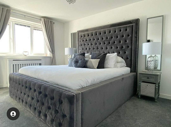 Sofia Bedstead Plush Velvet