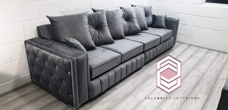 Chromesofa mercurylustro sofa lustro bespoke home homedecor crushedvelvetsofa crushedvelvet 3+2sofa shinysofa sofawithdiamonds interiordesign livingroom furnituredesign furniture fyp trend christinamarone studding beautiful love living couch velvetsofa bespokesofa scatterbackcushions formalbackcushions 