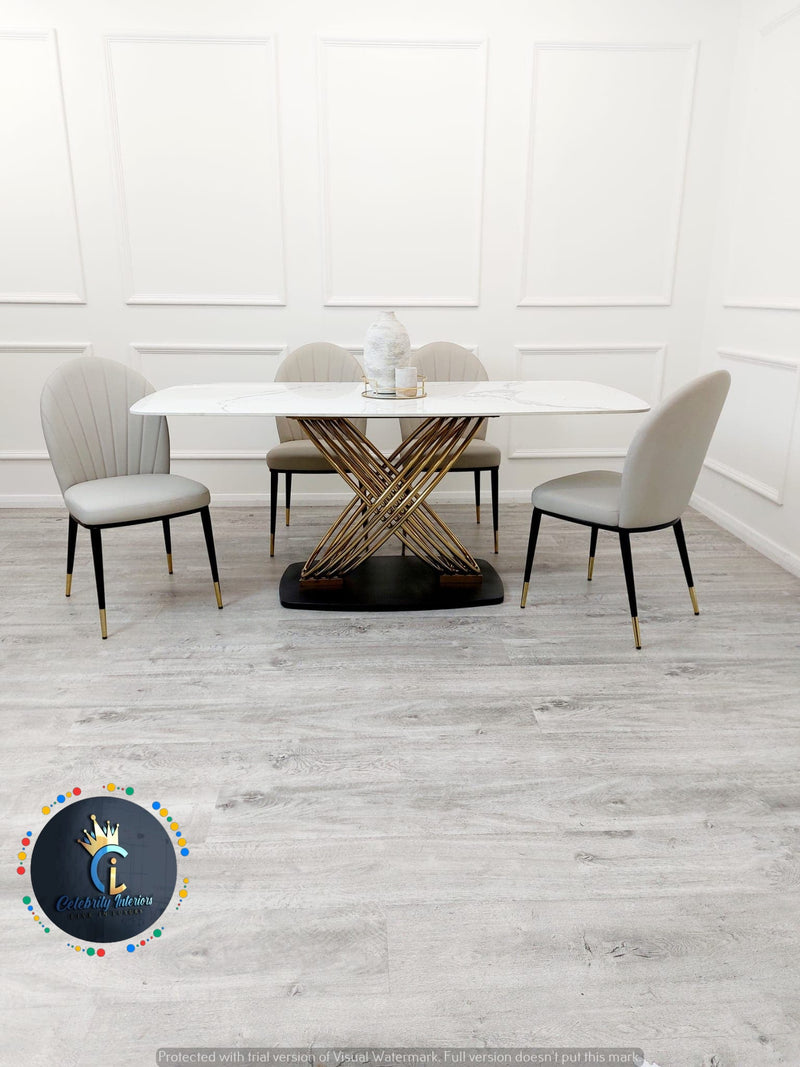 Sinteredstonediningtable sinteredstonetop golddiningchairs golddiningtable marblediningtable velvetdiningchairs velvet furniture furnitureflip décor golddiningtable chromediningtable marbletop diningroom diningroomdecor diningroomideas contemporary dining 