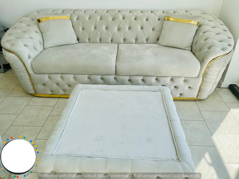 Chrometrimsofa goldtrimsofa velvetsofa dubaisofacollection plushvelvetsofas luxurysofa uniquesofas furniture sofas sofa cornersofa 3+2sofa homedecor design interiordesign livingroom home furnituredesigns love bespoke bespokesofas