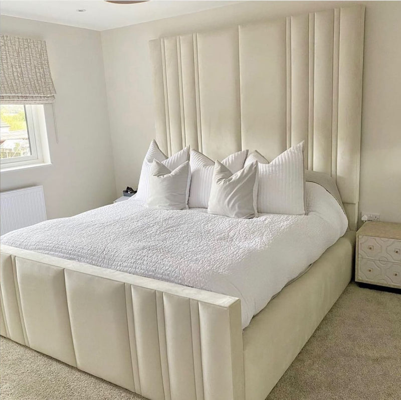 Serene Plush Velvet Bedstead