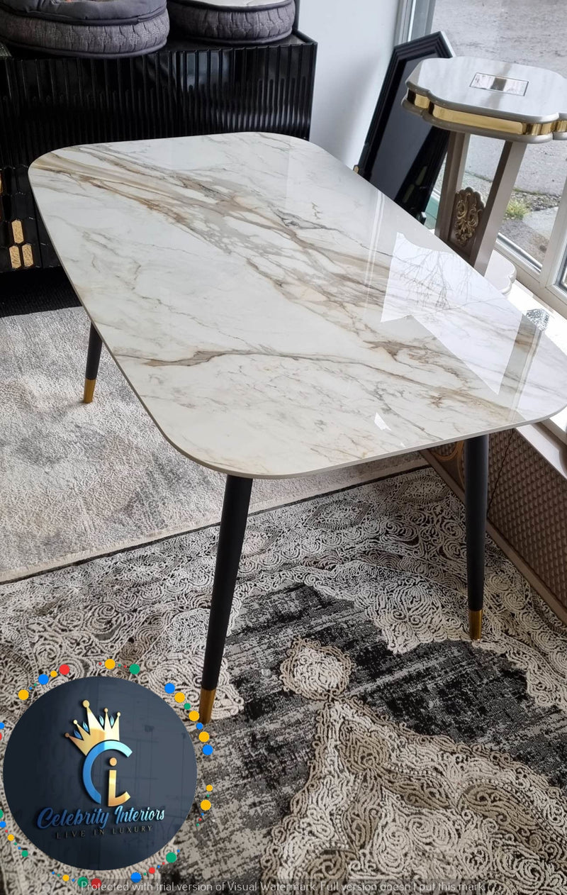 Venice Marble/Ceramic Dining Table 1.2 and 1.5m