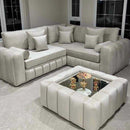 Louisiana Premium Plush Velvet Corner Sofa Range