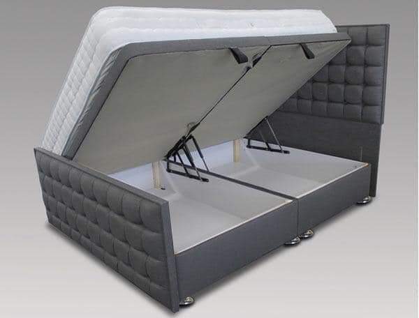 cubed style ottoman gas lift bed in plush velvet beds bedroom divanbed ottomanbed slattedottoman storagebed chesterfieldbed plushvelvet crushedvelvet naples chenille bedstead bedframe cheapbeds highheadboard strongbeds modernbeds designerbeds bespokebeds bespoke upholstery furniture fyp trending studding beautiful love homeowner home luxury 