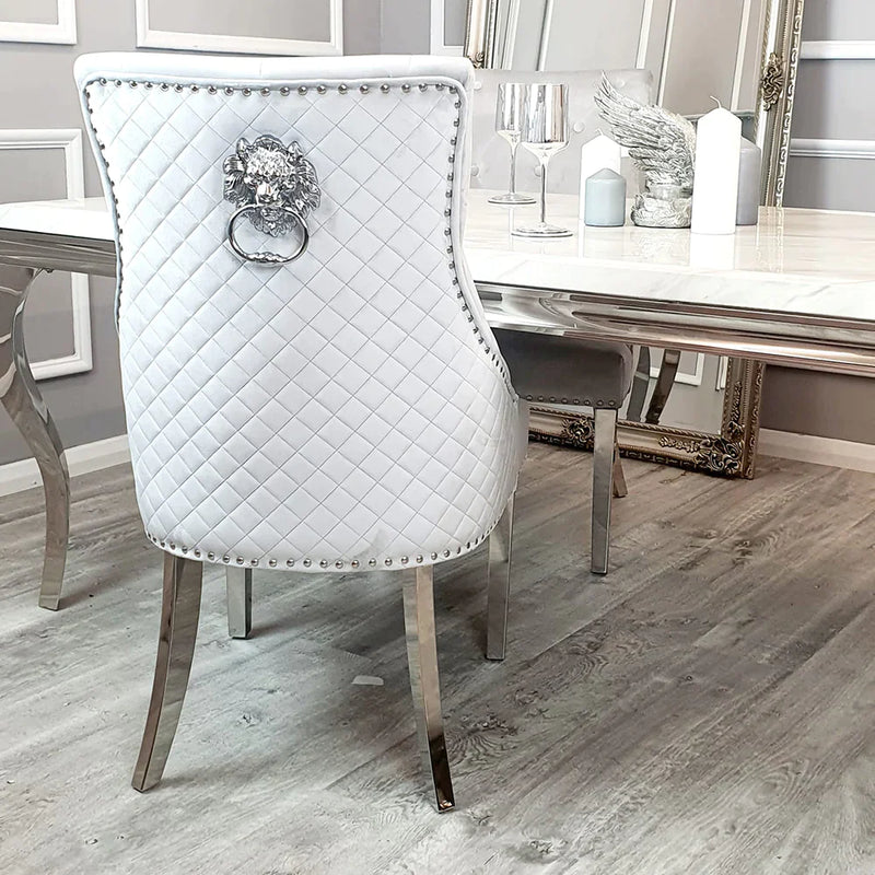 Arianna Dining Table + Bentley Dining Chairs
