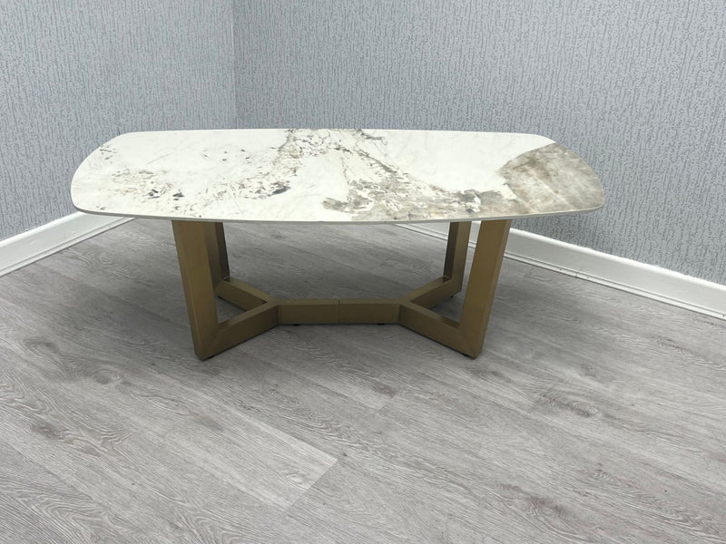 SORRENTO OVAL CERAMIC COFFEE TABLE