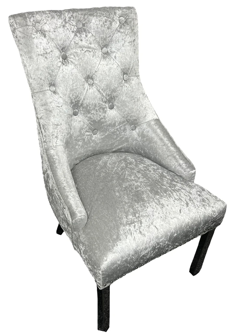 Velvetdiningchair chromeleggeddiningchair chromelegsdiningchair diningchair ringknockerdiningchair silvervelvetdiningchair greyvelvetdiningchair creamvelvetdiningchair blackvelvetdiningchair dining diningroom chair checkeredbackdiningchair