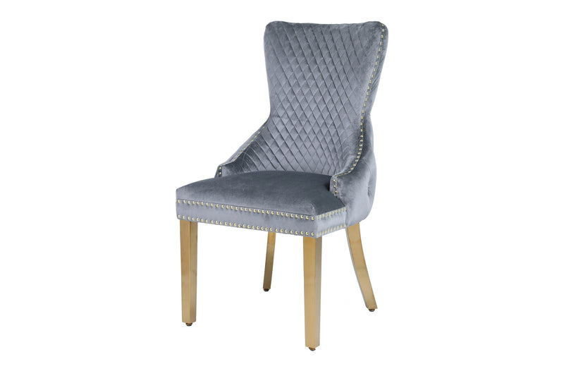 Victoria Gold Detailing Knocker back Dining Chair