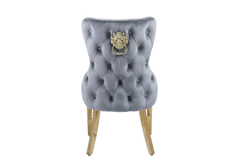 Victoria Gold Detailing Knocker back Dining Chair