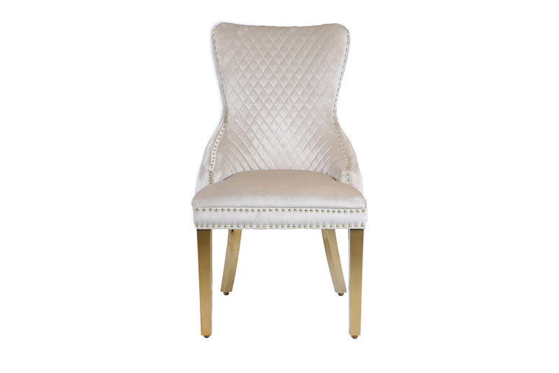 Victoria Gold Detailing Knocker back Dining Chair