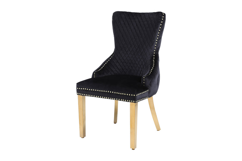 Victoria Gold Detailing Knocker back Dining Chair