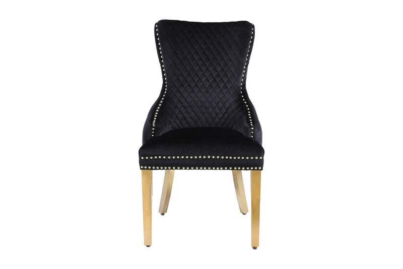 Victoria Gold Detailing Knocker back Dining Chair