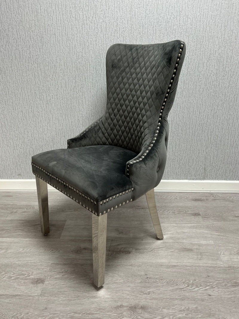 Ringknockerdiningchair Velvetdiningchair goldlegsdiningchair diningchair ringknockerdiningchair creamvelvetdiningchair blackvelvetdiningchair dining diningroom chair checkeredbackdiningchair