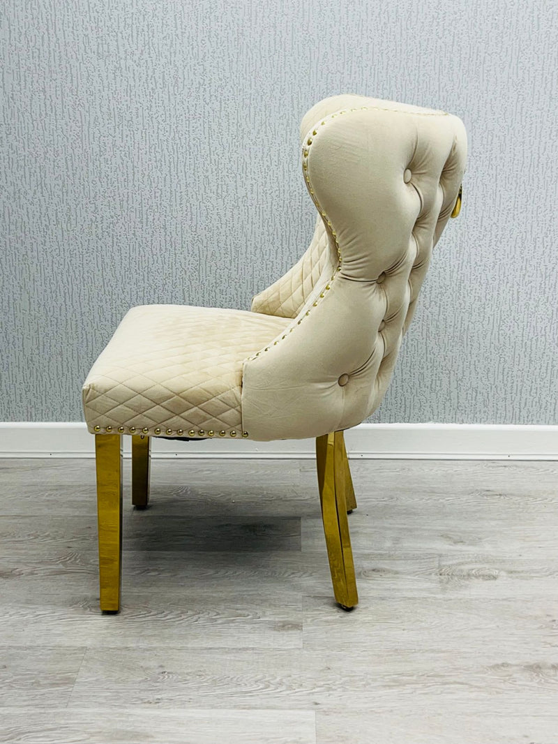 Ringknockerdiningchair Velvetdiningchair goldlegsdiningchair diningchair ringknockerdiningchair creamvelvetdiningchair blackvelvetdiningchair dining diningroom chair checkeredbackdiningchair