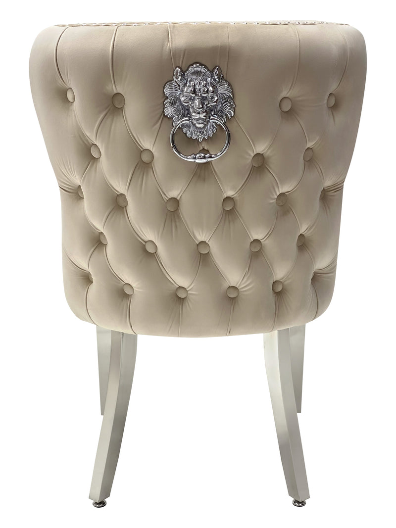 Valentino velvet dining chair