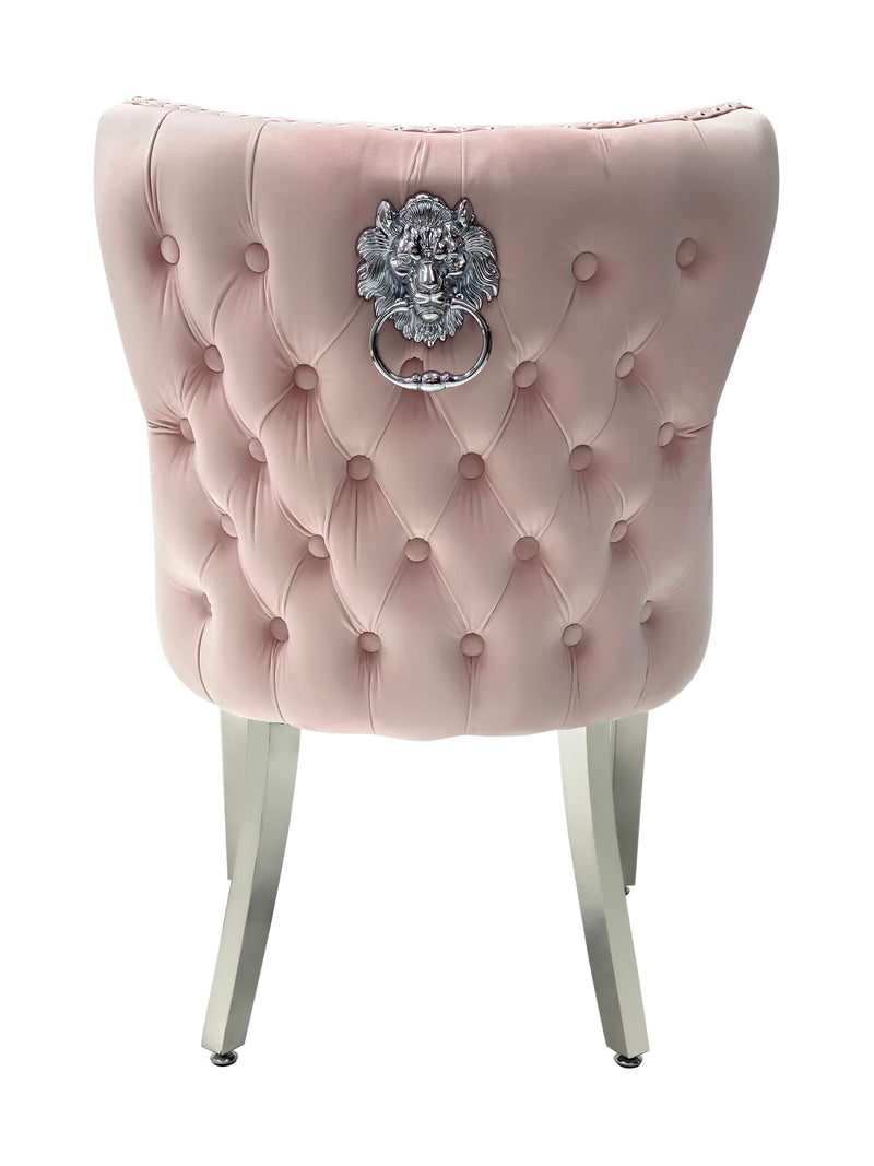 Valentino velvet dining chair