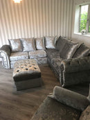 Windsor crushed velvet corner sofa range