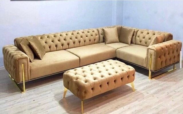 Chrometrimsofa goldtrimsofa velvetsofa dubaisofacollection plushvelvetsofas luxurysofa uniquesofas furniture sofas sofa cornersofa 3+2sofa homedecor design interiordesign livingroom home furnituredesigns love bespoke bespokesofas