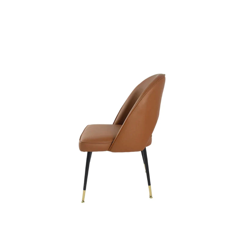 Venice PU Tan Dining Chair