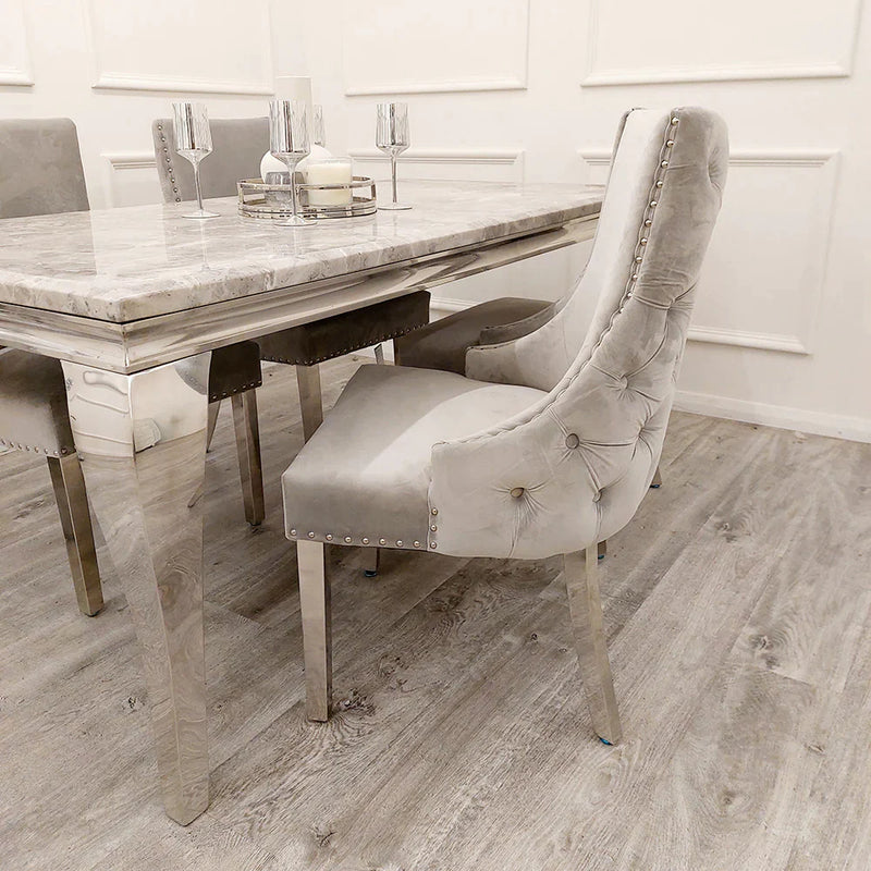 Arianna Dining Table + Kensington Dining Chairs