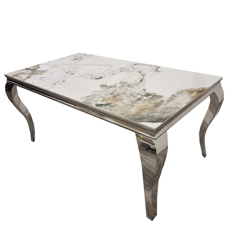 Louis Dining Table + Emma Dining Chairs