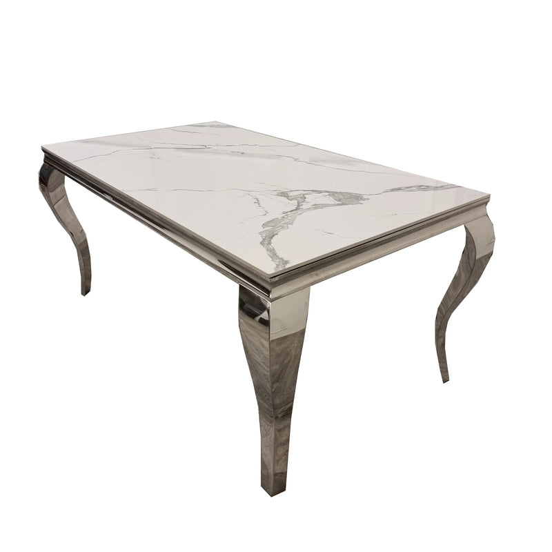 Louis Dining Table + Emma Dining Chairs