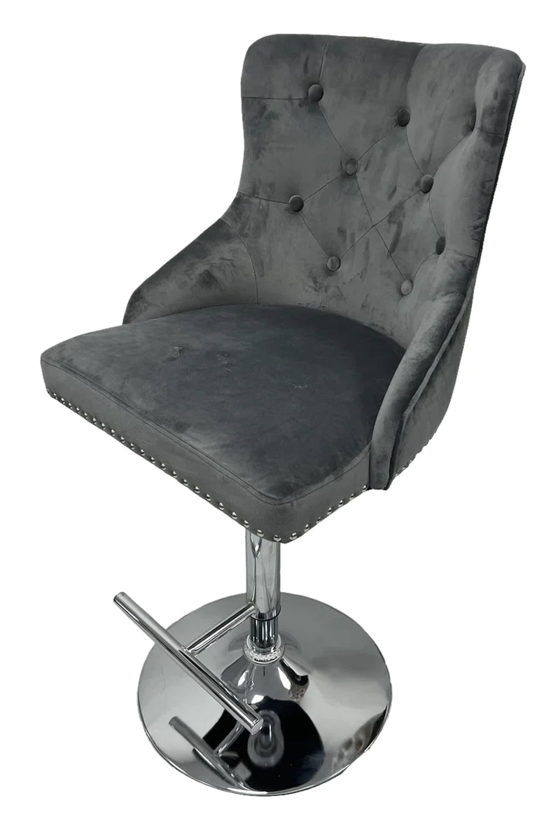 Mayfair velvet bar stool Velvet barstool adjustable barstool velvet bar stool bar chair bar stools upholstered barstool lion knocker barstool cream barstool black barstool grey barstool grey velvet barstool cream velvet barstool black velvet barstool