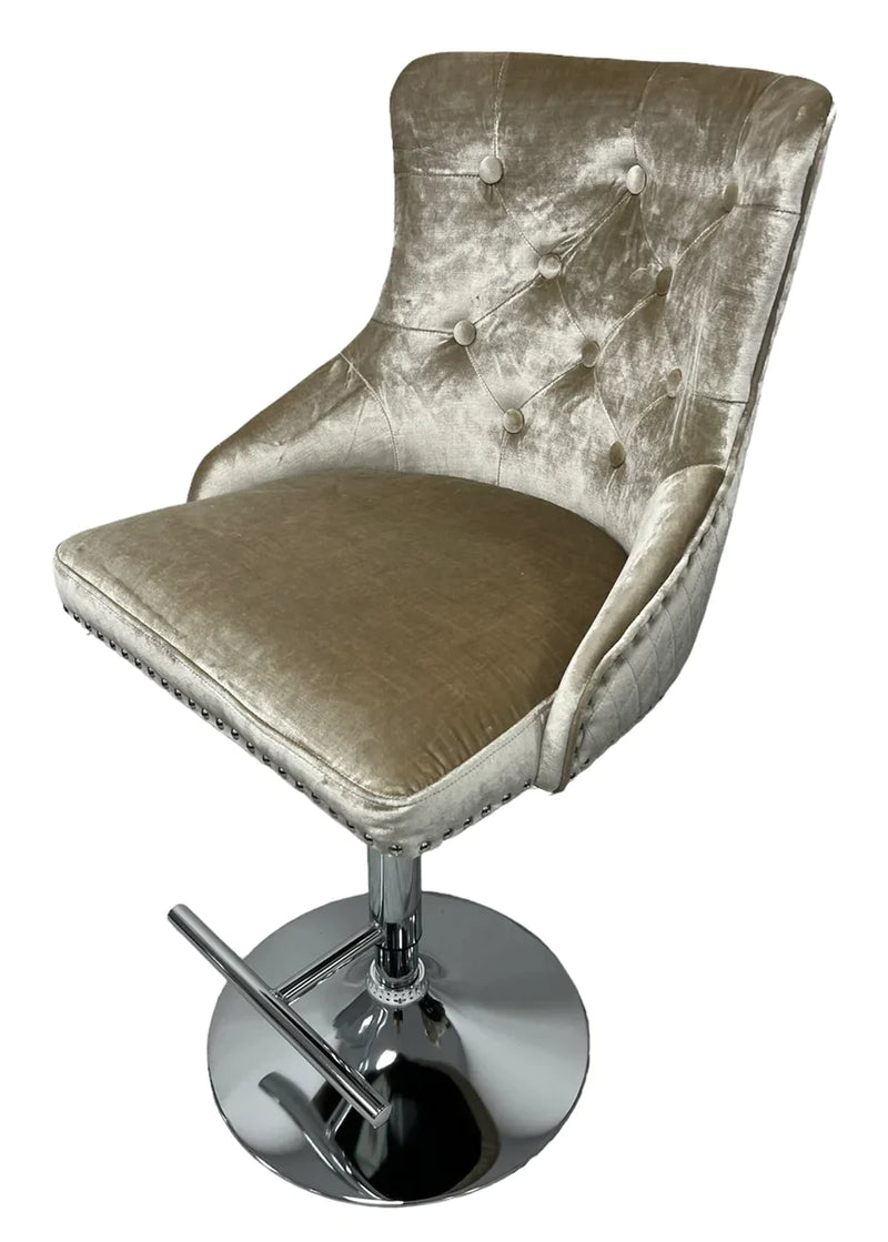 Mayfair velvet bar stool Velvet barstool adjustable barstool velvet bar stool bar chair bar stools upholstered barstool lion knocker barstool cream barstool black barstool grey barstool grey velvet barstool cream velvet barstool black velvet barstool