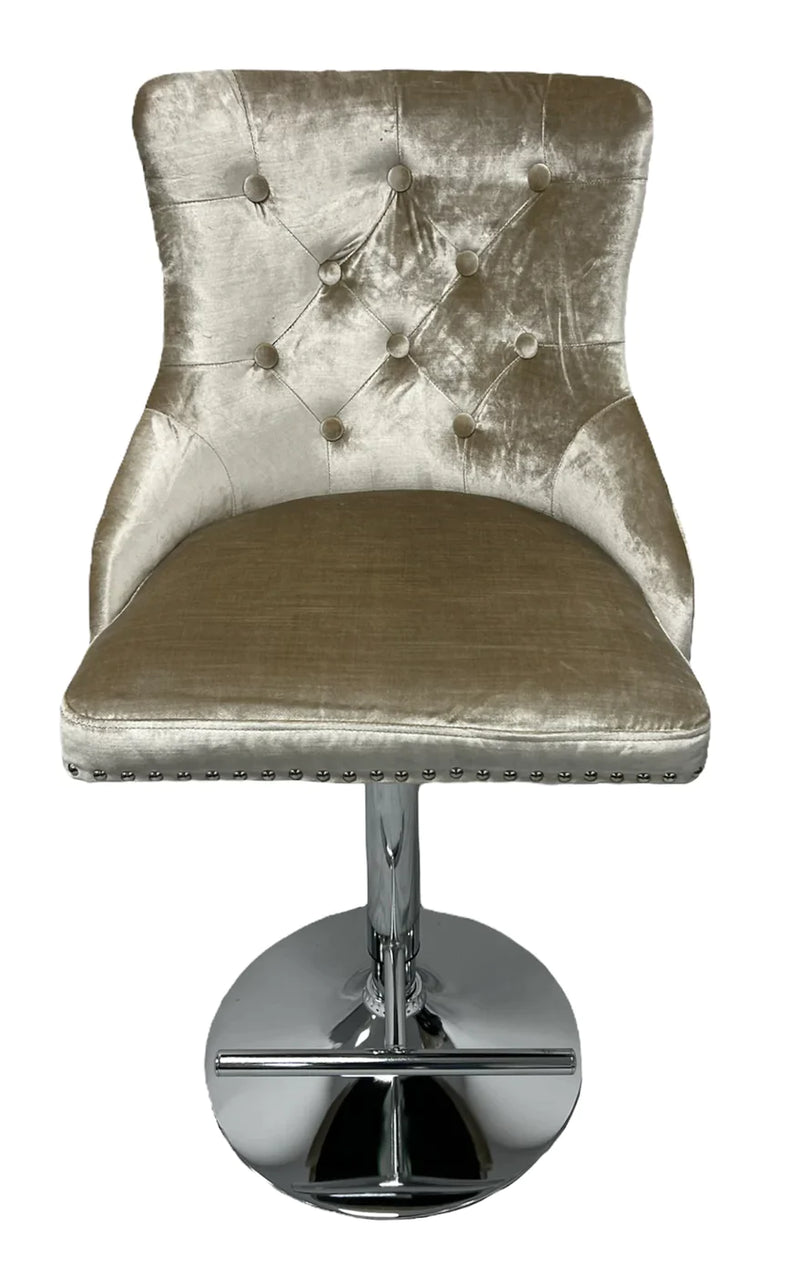 Mayfair velvet bar stool Velvet barstool adjustable barstool velvet bar stool bar chair bar stools upholstered barstool lion knocker barstool cream barstool black barstool grey barstool grey velvet barstool cream velvet barstool black velvet barstool