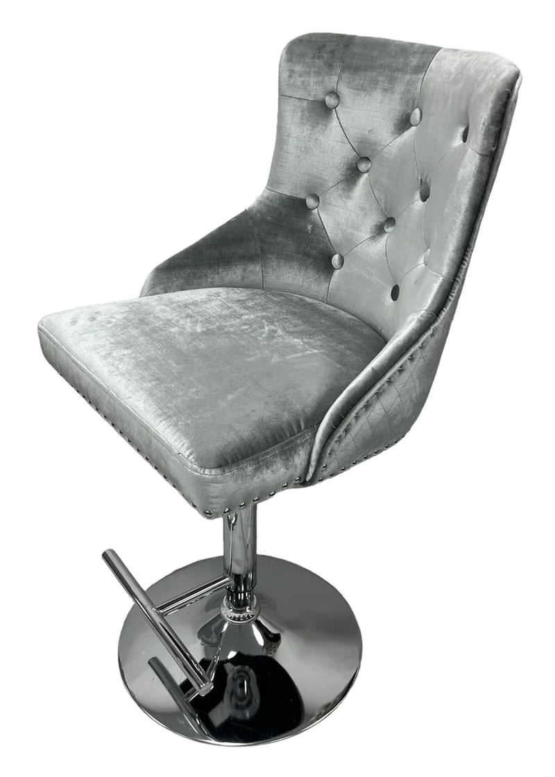 Mayfair velvet bar stool Velvet barstool adjustable barstool velvet bar stool bar chair bar stools upholstered barstool lion knocker barstool cream barstool black barstool grey barstool grey velvet barstool cream velvet barstool black velvet barstool