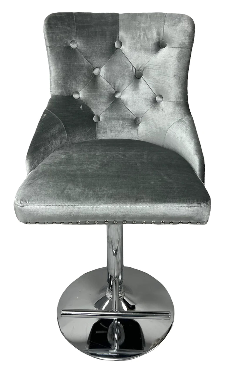 Mayfair velvet bar stool Velvet barstool adjustable barstool velvet bar stool bar chair bar stools upholstered barstool lion knocker barstool cream barstool black barstool grey barstool grey velvet barstool cream velvet barstool black velvet barstool