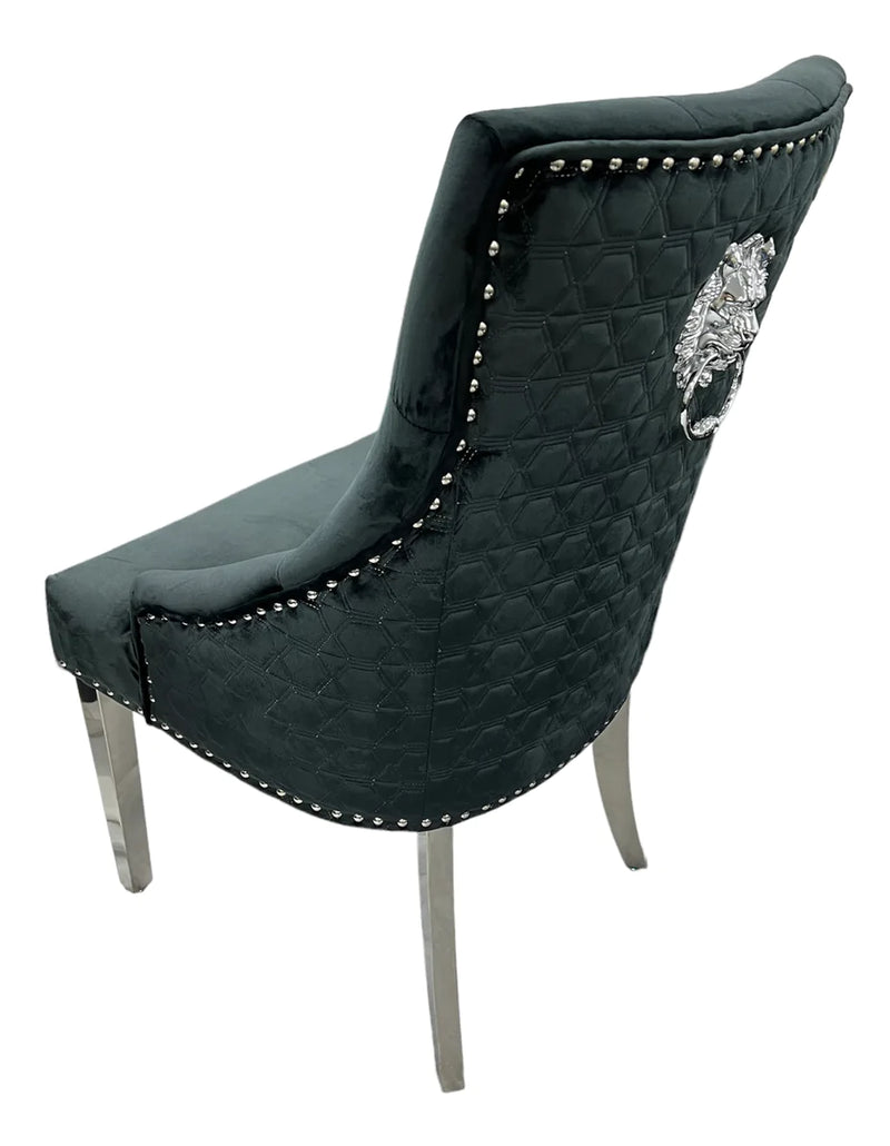 shimmeryVelvetdiningchair shimmeryvelvetchair goldlegsdiningchair diningchair lionknockerdiningchair creamvelvetdiningchair blackvelvetdiningchair dining diningroom chair 