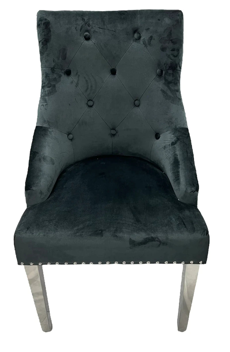 shimmeryVelvetdiningchair shimmeryvelvetchair goldlegsdiningchair diningchair lionknockerdiningchair creamvelvetdiningchair blackvelvetdiningchair dining diningroom chair 