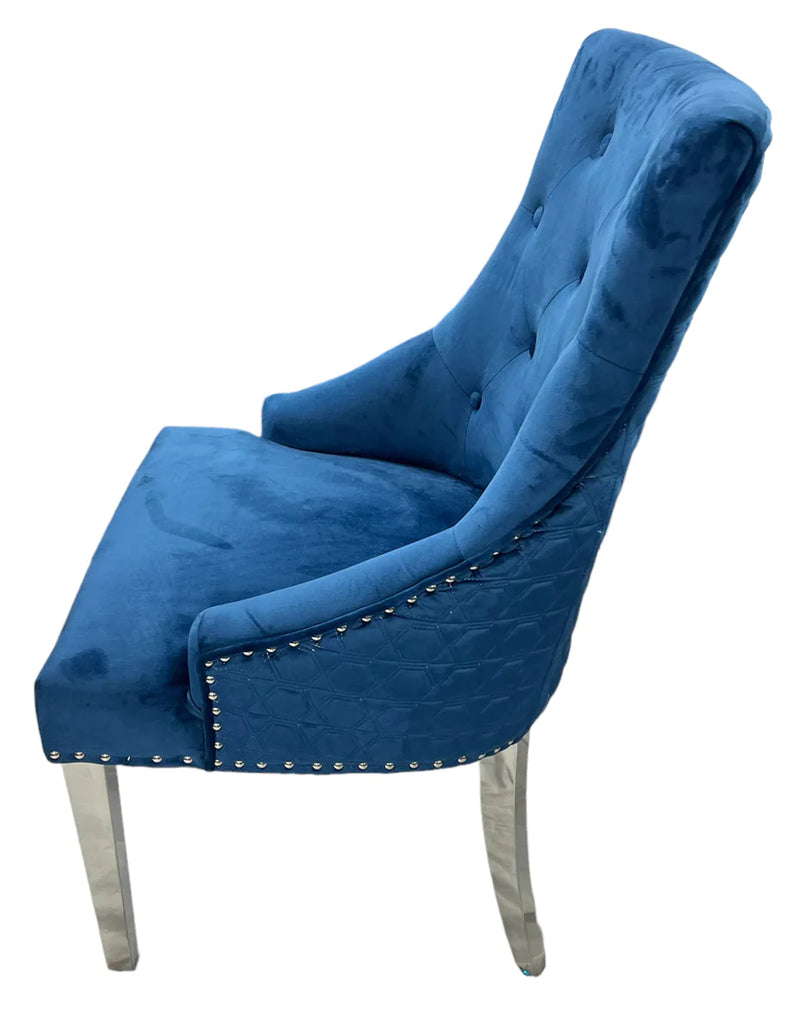 shimmeryVelvetdiningchair shimmeryvelvetchair goldlegsdiningchair diningchair lionknockerdiningchair creamvelvetdiningchair blackvelvetdiningchair dining diningroom chair 