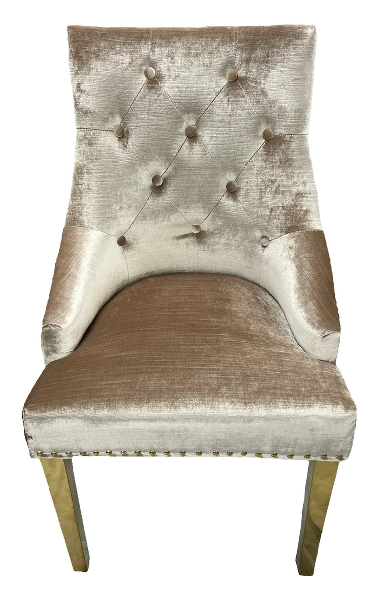 shimmeryVelvetdiningchair shimmeryvelvetchair goldlegsdiningchair diningchair lionknockerdiningchair creamvelvetdiningchair blackvelvetdiningchair dining diningroom chair 