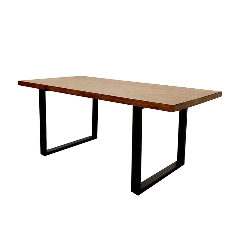 pinkoakdiningtable woodtable woostablewithmetal leg dining diningtableset