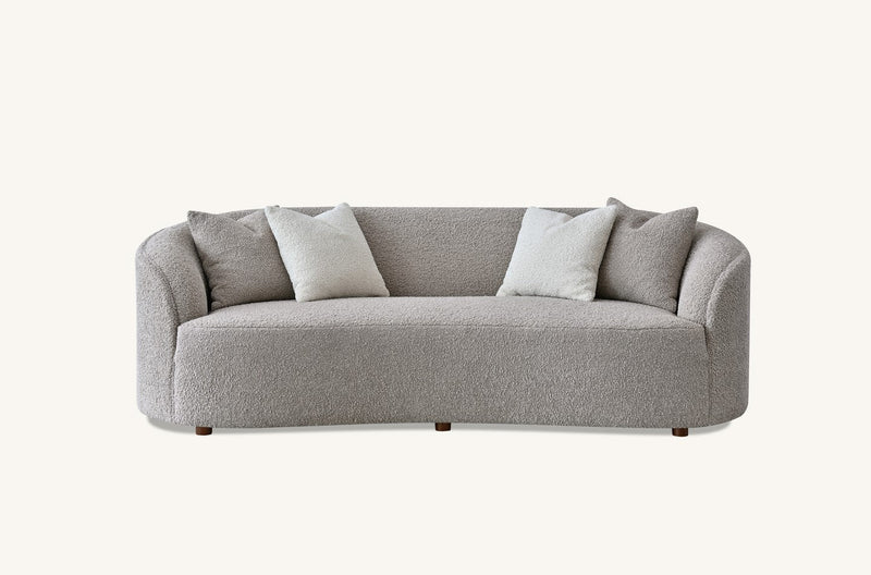 Aluxo Nolita Boucle Teddy Sofa and Accent Chair