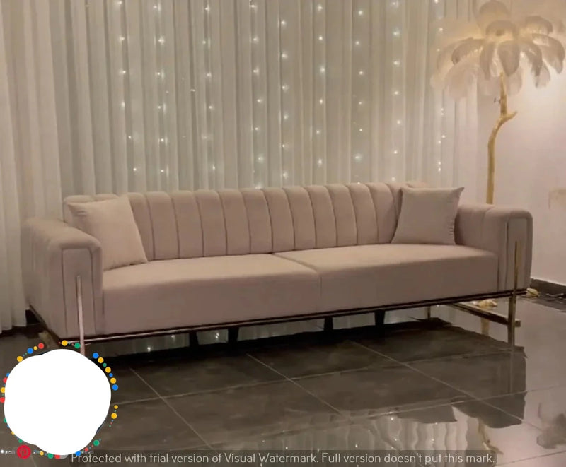 Chrometrimsofa goldtrimsofa velvetsofa dubaisofacollection plushvelvetsofas luxurysofa uniquesofas furniture sofas sofa cornersofa 3+2sofa homedecor design interiordesign livingroom home furnituredesigns love bespoke bespokesofas