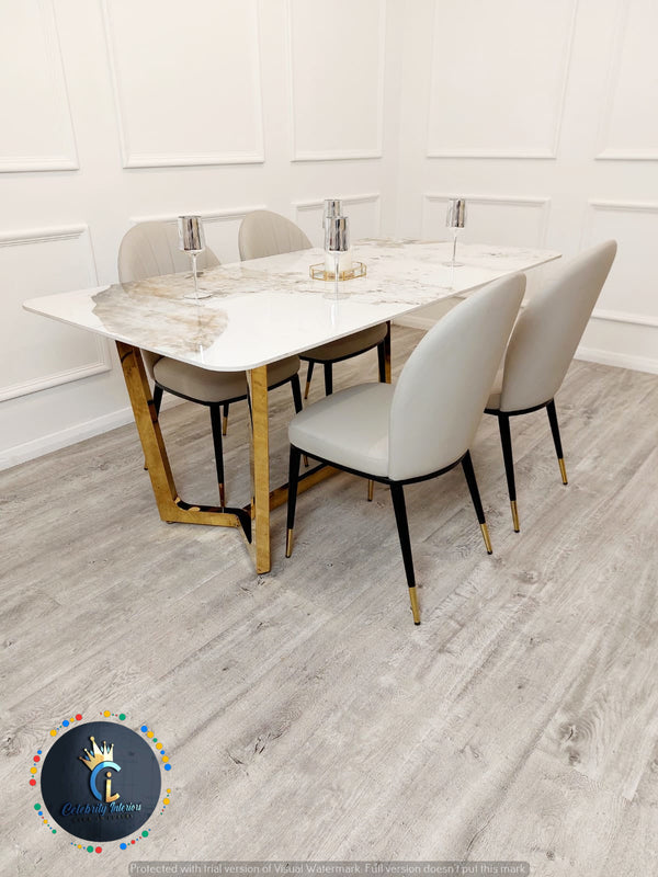 Sinteredstonediningtable sinteredstonetop golddiningchairs golddiningtable marblediningtable velvetdiningchairs velvet furniture furnitureflip décor golddiningtable chromediningtable marbletop diningroom diningroomdecor diningroomideas contemporary dining 