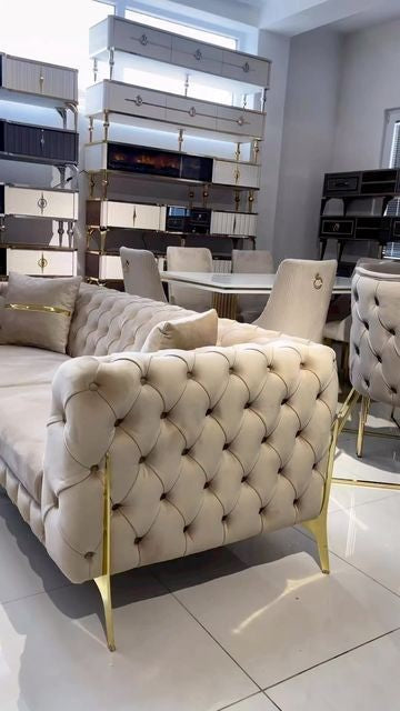 chesterfield sofa Chrometrimsofa goldtrimsofa velvetsofa dubaisofacollection plushvelvetsofas luxurysofa uniquesofas furniture sofas sofa cornersofa 3+2sofa homedecor design interiordesign livingroom home furnituredesigns love bespoke bespokesofas