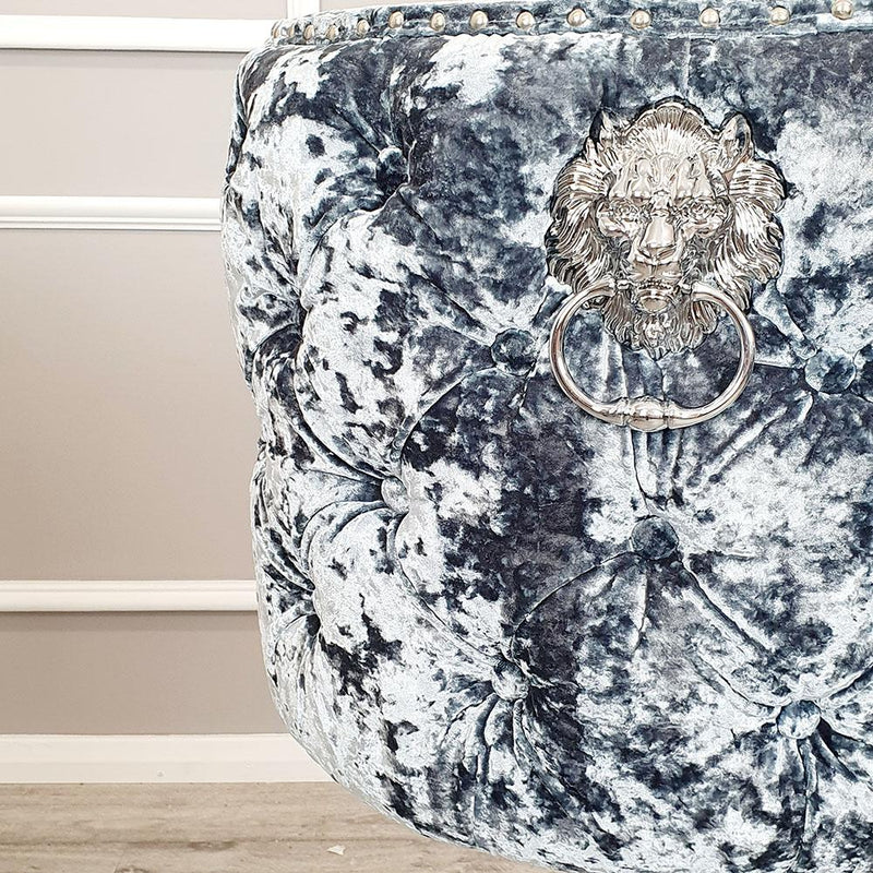 Lustro Velvet lustro barstool  silver lustro adjustable barstool velvet bar stool bar chair bar stools upholstered barstool lion knocker barstool cream barstool black barstool grey barstool grey velvet barstool cream velvet barstool black velvet barstool