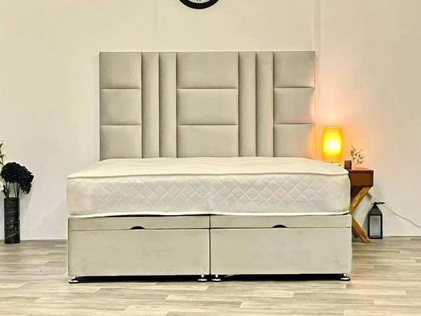 Orion Ottoman Bed In Plush Velvet